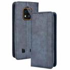 For Oukitel WP18 Magnetic Buckle Retro Texture Leather Phone Case(Blue) - 1