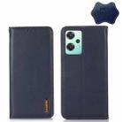 For OnePlus Nord CE 2 Lite 5G KHAZNEH Nappa Top Layer Cowhide Leather Phone Case(Blue) - 1