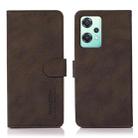 For OnePlus Nord CE 2 Lite 5G KHAZNEH Matte Texture Leather Phone Case(Brown) - 1