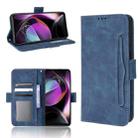 For Motorola Moto G 5G 2022 Skin Feel Calf Texture Card Slots Leather Phone Case(Blue) - 1