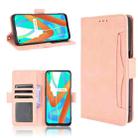 For OPPO Realme 9 5G India / V13 5G / 8 5G Skin Feel Calf Texture Card Slots Leather Phone Case(Pink) - 1