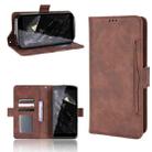 For Oukitel WP18 Skin Feel Calf Texture Card Slots Leather Phone Case(Brown) - 1