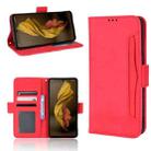 For Sharp Aquos R7 Skin Feel Calf Texture Card Slots Leather Phone Case(Red) - 1