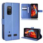 For Ulefone Armor X10 / X10 Pro Diamond Texture Leather Phone Case(Blue) - 1
