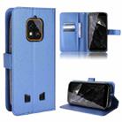 For Oukitel WP18 Diamond Texture Leather Phone Case(Blue) - 1