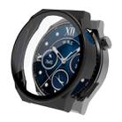 For Huawei Watch GT 3 Pro 46mm PC + Tempered Glass Watch Case(Black) - 1