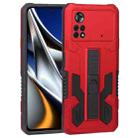 For Xiaomi Poco X4 Pro 5G All Inclusive Double-color TPU + PC Phone Case(Red) - 1