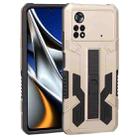 For Xiaomi Poco X4 Pro 5G All Inclusive Double-color TPU + PC Phone Case(Gold) - 1