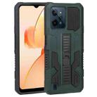 For OPPO Realme C31 All Inclusive Double-color TPU + PC Phone Case(Green) - 1