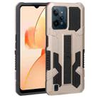 For OPPO Realme C31 All Inclusive Double-color TPU + PC Phone Case(Gold) - 1