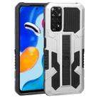 For Xiaomi Redmi Note 11S All Inclusive Double-color TPU + PC Phone Case(Silver) - 1