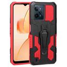 For OPPO Realme C31 Armor Warrior PC + TPU Phone Case(Red) - 1