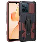 For OPPO Realme C31 Armor Warrior PC + TPU Phone Case(Brown) - 1
