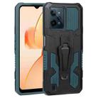 For OPPO Realme C31 Armor Warrior PC + TPU Phone Case(Green) - 1