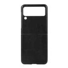 For Samsung Galaxy Z Flip3 5G PU Leather Phone Case(Black) - 1