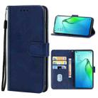For OPPO Reno8 Leather Phone Case(Blue) - 1