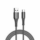 awei CL-69 5A Type-C / USB-C Smart Fast Charging Cable, Length: 1m(Black) - 1