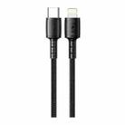 awei CL-118L 20W Type-C / USB-C to 8 Pin Fast Charging Data Cable, Length: 1m(Black) - 1
