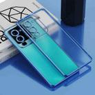 For vivo S15 Electroplated Frosted Phone Case(Blue) - 1