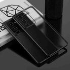 For vivo S15 Pro Electroplated Frosted Phone Case(Black) - 1