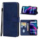For BLU G91s Leather Phone Case(Blue) - 1