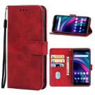 For BLU J9L Leather Phone Case(Red) - 1