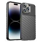 For iPhone 14 Pro Max Thunderbolt Shockproof TPU Phone Case (Black) - 1