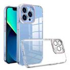For iPhone 11 Pro TPU + Acrylic Transparent Phone Case with Lens Film (Pink) - 1