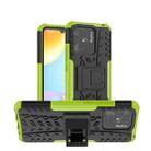 For Xiaomi Redmi 10C 4G Global Tire Texture TPU + PC Phone Case with Holder(Green) - 1