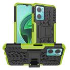 For Xiaomi Redmi Note 11E 5G Tire Texture TPU + PC Phone Case with Holder(Green) - 1