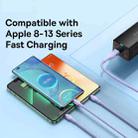 Baseus Flash Series II 1.2m USB + Type-C to Micro USB + 8 Pin + Type-C 100W Fast Charging Cable(Purple) - 7