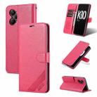 For OPPO K10 Pro AZNS Sheepskin Texture Flip Leather Phone Case(Red) - 1