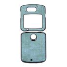 For Motorola Razr 5G Brugg Texture PU+TPU+PC Shockproof Phone Case(Light Green) - 1