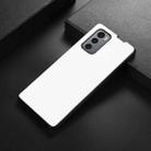 For LG Wing 5G FaletteTexture PU+TPU+PC Shockproof Phone Case(White) - 1