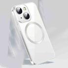 For iPhone 13 MagSafe Magnetic Phone Case with Lens Film(Transparent) - 1