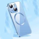 For iPhone 13 MagSafe Magnetic Phone Case with Lens Film(Sierra Blue) - 1