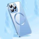 For iPhone 12 Pro Max MagSafe Magnetic Phone Case with Lens Film(Sierra Blue) - 1