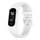 For Garmin Smart 5 Solid Color Silicone Watch Band(White) - 1