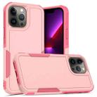 For iPhone 13 Pro Max PC + TPU Phone Case (Pink) - 1