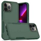 For iPhone 13 Pro PC + TPU Phone Case (Dark Green) - 1