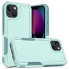 For iPhone 13 PC + TPU Phone Case(Light Green) - 1