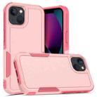 For iPhone 13 PC + TPU Phone Case(Pink) - 1