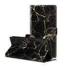 For Galaxy S20 Colored Drawing Marble Pattern Horizontal Flip PU Leather Case with Holder & Card Slots & Wallet(Black Gold) - 1