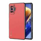 For Xiaomi Poco F4 GT DUX DUCIS Fino Series PU + TPU Phone Case(Red) - 1