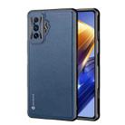 For Xiaomi Poco F4 GT DUX DUCIS Fino Series PU + TPU Phone Case(Blue) - 1