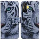 For Xiaomi Poco F4 GT / Redmi K50 Gaming Coloured Drawing Leather Phone Case(Tiger) - 1