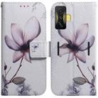 For Xiaomi Poco F4 GT / Redmi K50 Gaming Coloured Drawing Leather Phone Case(Magnolia Flower) - 1