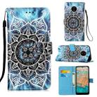 For Nokia C20 / C10 Colored Drawing Plain Weave Leather Phone Case(Undersea Mandala) - 1