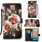 For Nokia C20 / C10 Colored Drawing Plain Weave Leather Phone Case(Rose) - 1