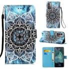 For Nokia G21 / G11 Colored Drawing Plain Weave Leather Phone Case(Undersea Mandala) - 1